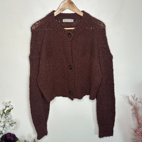 Everlane Brown Women's Cardigan Sweater - Picture 3 of 7
